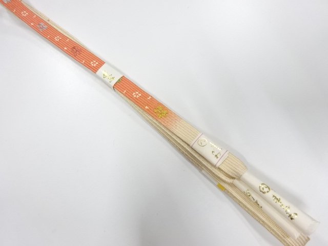 JAPANESE KIMONO / UNUSED KOREI HAND-TIED OBIJIME